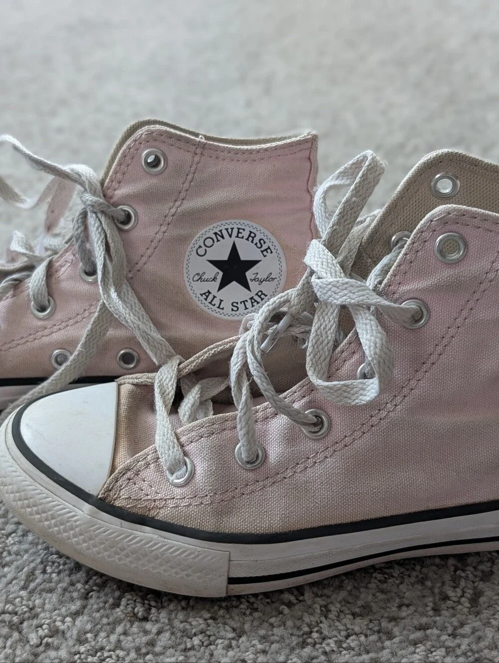 Kids Converse High-Top and Low-Top Sneakers - Pink & Black, 2 Pair